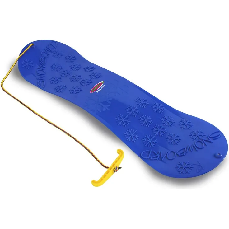 Jamara x Snow Play Snowboard 72cm blau x aerodynamische Bauweise, Ziehschnur mit Griff