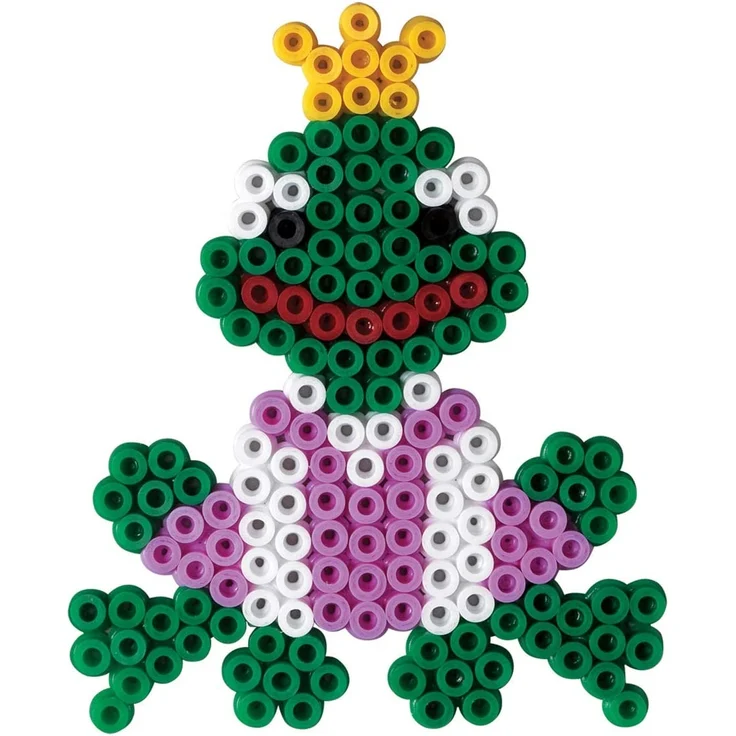 Hama Perlen 4584 Stiftplatten für Midi Perlen, Delfin, Drache, Seepferdchen und Kleiner Frosch - Preisvergleich – Bild 3