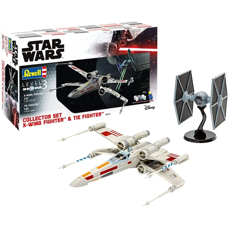 Gift Set X-Wing Fighter + TIE Fighter 1:57 1:65
