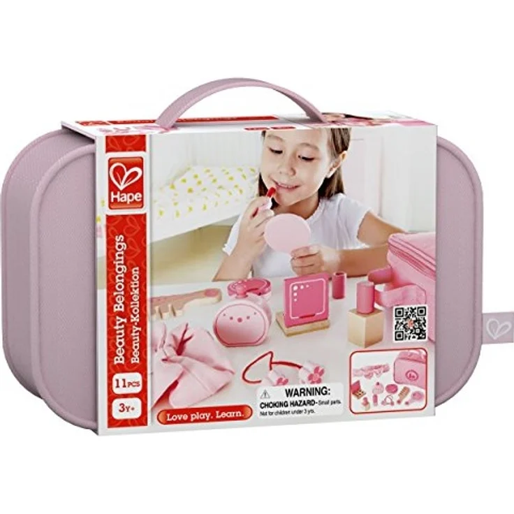 Hape E3014 Kollektion, Rollenspiel-Set Beauty, ab 3 Jahren, rosa – Bild 5