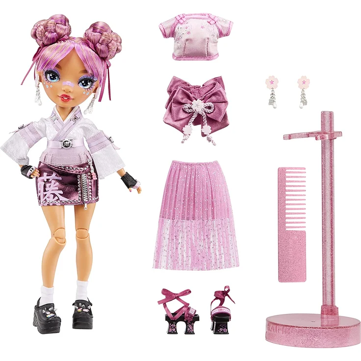 Rainbow High CORE Fashion Doll S4- Lila Yamamoto (Mauve) – Bild 2