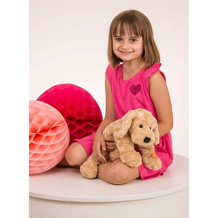 Schlenkerhund beige 40cm - Teddy Hermann 928935 – Bild 2