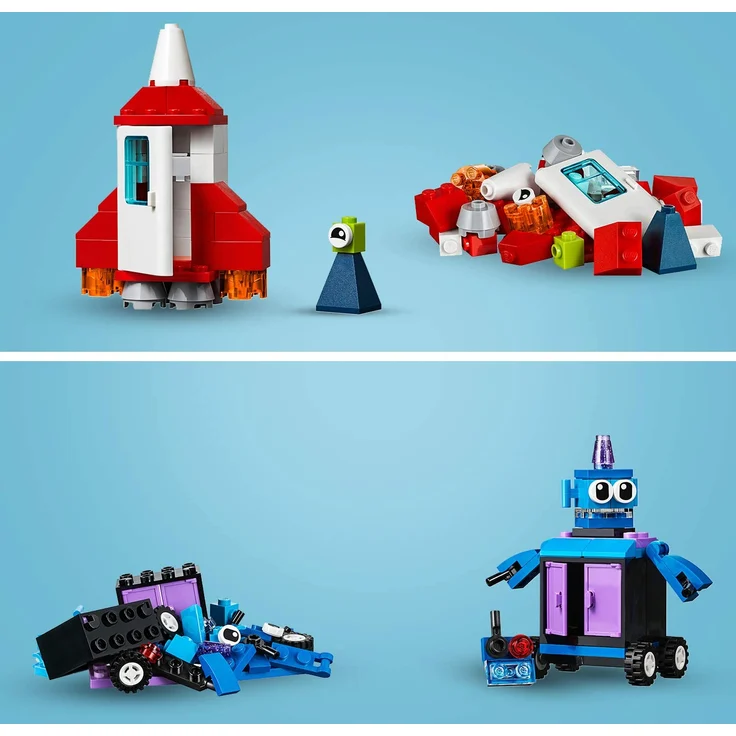 LEGO 11004 Classic - Bausteine kreativ mit Fenstern, Bauset – Bild 4