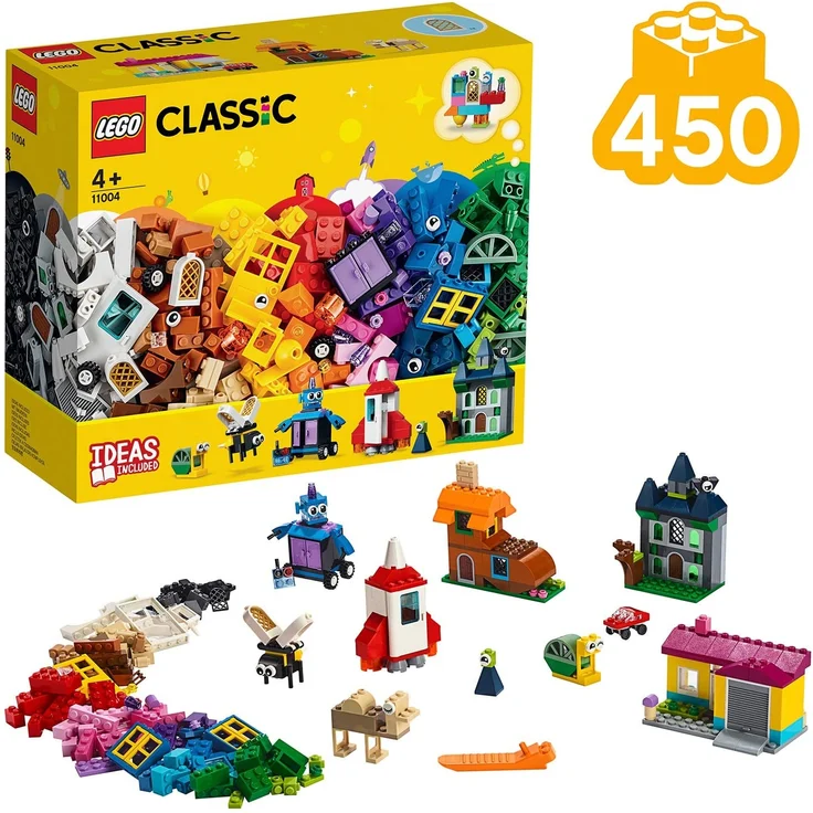 LEGO 11004 Classic - Bausteine kreativ mit Fenstern, Bauset – Bild 1