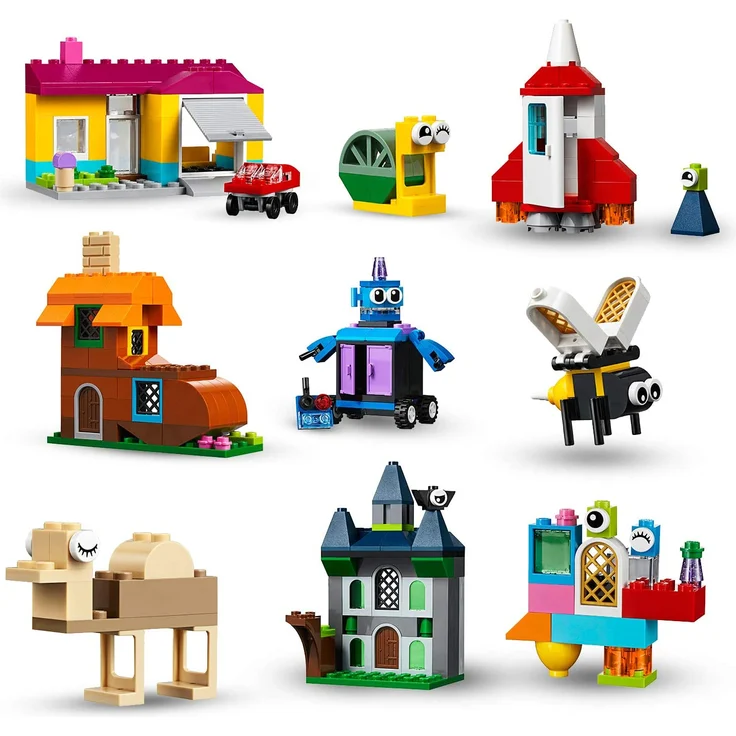 LEGO 11004 Classic - Bausteine kreativ mit Fenstern, Bauset – Bild 2