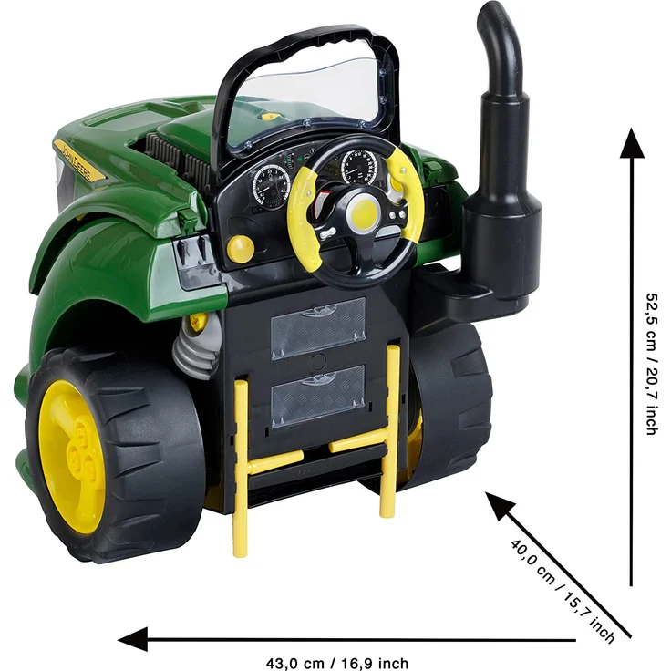 Theo Klein 3916 John Deere Tractor Engine I 56-teilige Traktormotor-Nachbildung mit vielen Funktionen zum Schrauben und Tüfteln I Maße: 43 cm x 40 cm x 52,5 cm I Spielzeug für Kinder ab 3 Jahren - Preisvergleich – Bild 5