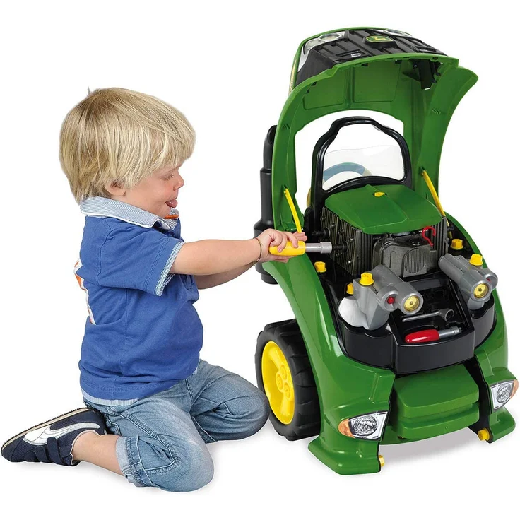 Theo Klein 3916 John Deere Tractor Engine I 56-teilige Traktormotor-Nachbildung mit vielen Funktionen zum Schrauben und Tüfteln I Maße: 43 cm x 40 cm x 52,5 cm I Spielzeug für Kinder ab 3 Jahren - Preisvergleich – Bild 7