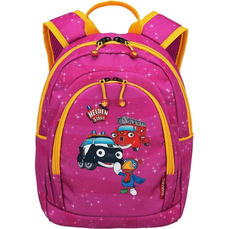 Travelite Robuste, fröhliche Kinderkoffer und Gepäckstücke Helden der Stadt machen jede Reise zum Abenteuer Kindergepäck, 5. 5 Liter, Pink