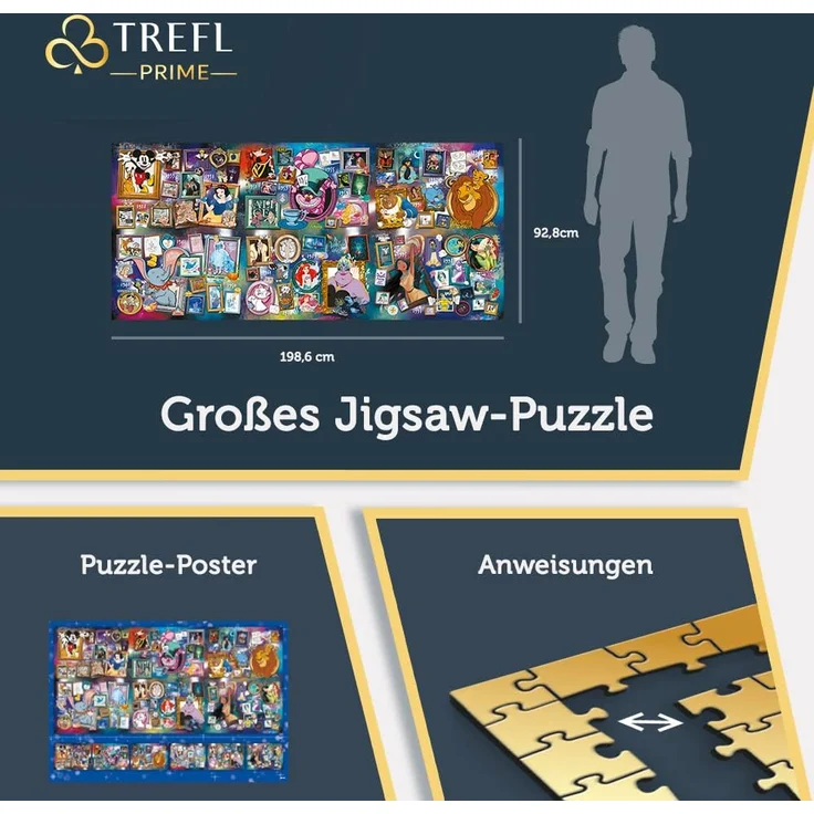 Trefl 81020 The Greatest Disney Collection 9000 Teile Puzzle – Bild 3