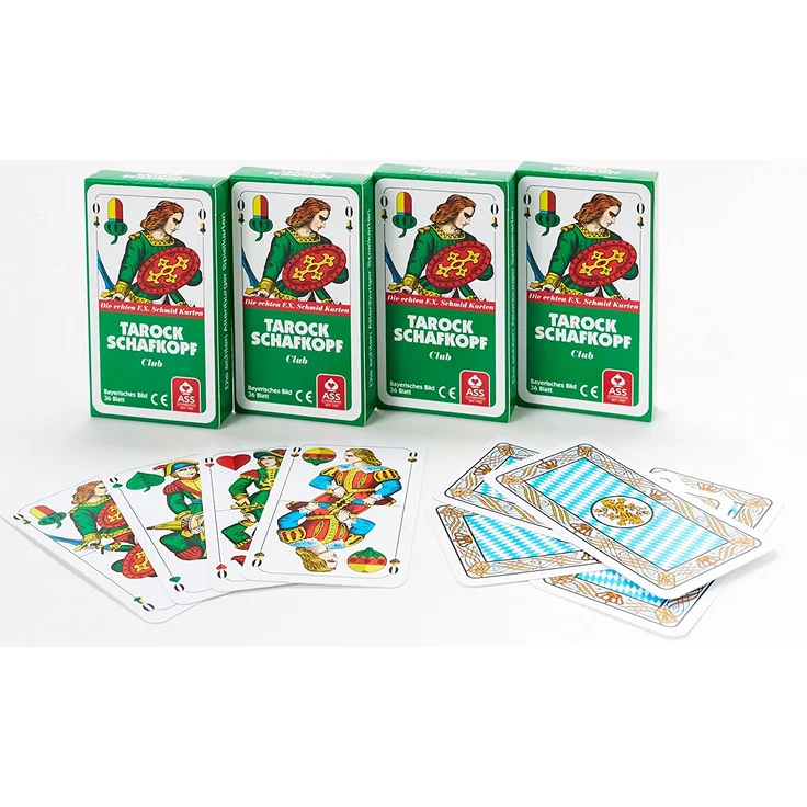 ASS Altenburger Spielkarten - Tarock, Schafkopf - Bayerisches Bild, Schachtel – Bild 1