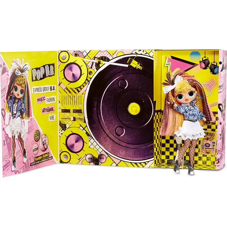 L.O.L. Surprise! 'OMG Remix Pop B.B.' Modepuppe, inkl. 25 Überraschungen, interaktive Verpackung spielt Musik, ab 5 Jahren – Bild 1