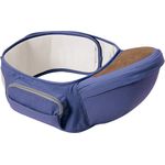 Wemk Baby Hüftsitz Einstellbar länger Gürtel 49. 2 Zoll/125cm Leichte Taille Hocker für 0-36 Monate Baby Kinder Ergonomischer Multi-Position Babytrage - Blau