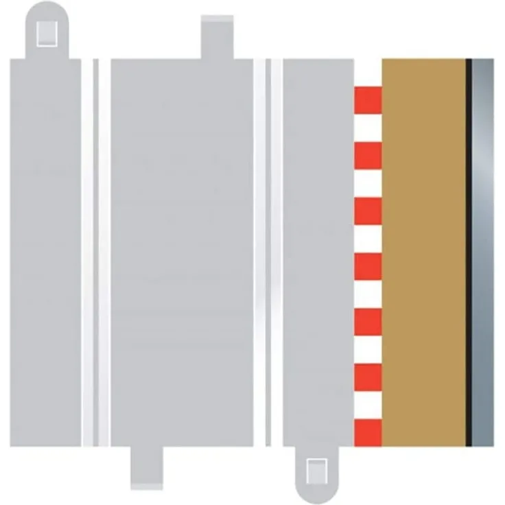 Scalextric 500008223 - RANDSTREIFEN 175 MM 4-Stück, Rennbahnhzubehör