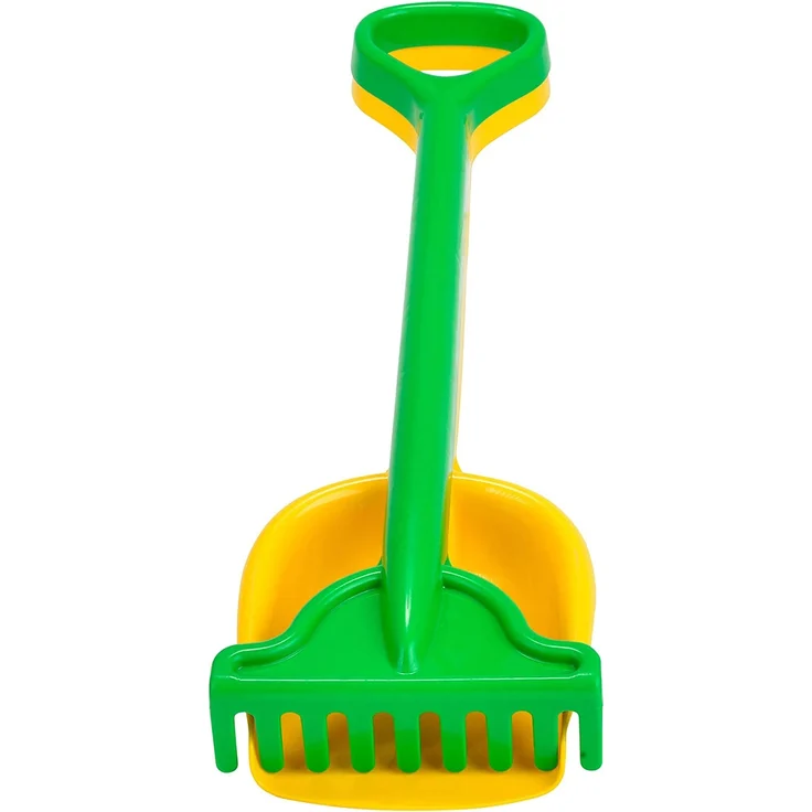 Simba 107124115 Kunststoff-Rechen mit Schaufel, 4-sortiert – Bild 3