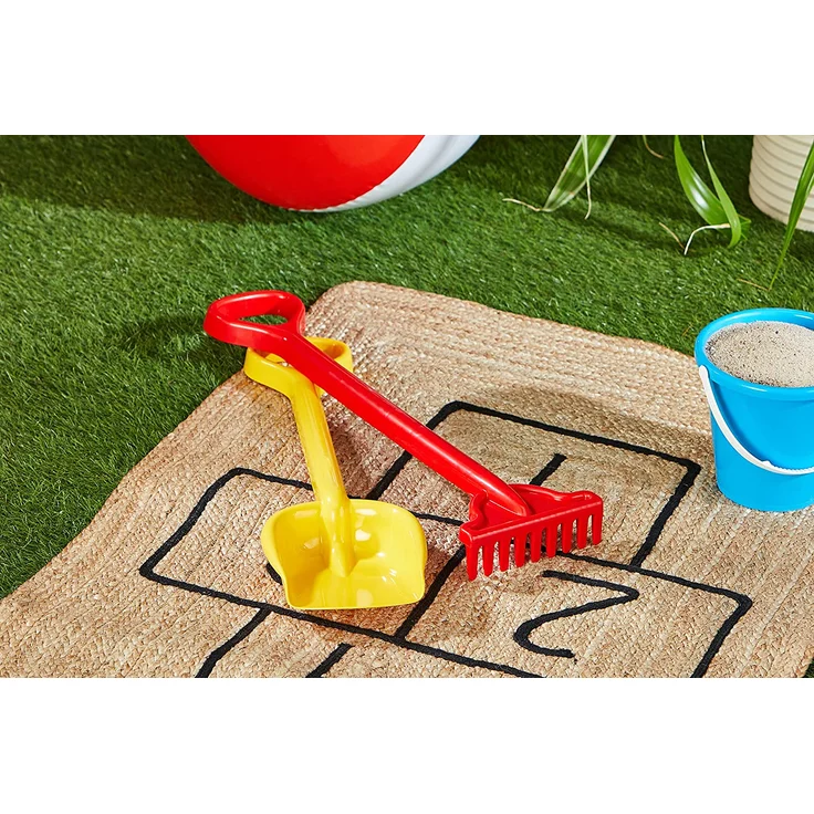 Simba 107124115 Kunststoff-Rechen mit Schaufel, 4-sortiert – Bild 8