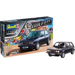 Revell Modellbausatz 05694 Volkswagen VW Golf GTI Autobausatz im Maßstab 1:24 in der Pirelli-Sonderedition maßstabsgetreu mit vielen Details Level 4 144 Jahr(e)
