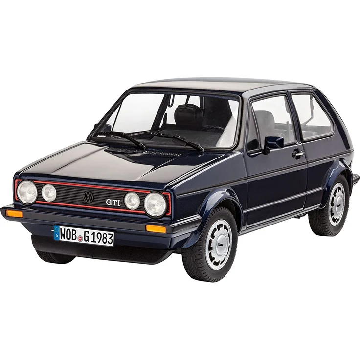 Revell Modellbausatz 05694 Volkswagen VW Golf GTI Autobausatz im Maßstab 1:24 in der Pirelli-Sonderedition maßstabsgetreu mit vielen Details Level 4 144 Jahr(e) – Bild 3