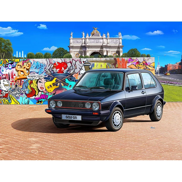 Revell Modellbausatz 05694 Volkswagen VW Golf GTI Autobausatz im Maßstab 1:24 in der Pirelli-Sonderedition maßstabsgetreu mit vielen Details Level 4 144 Jahr(e) – Bild 11