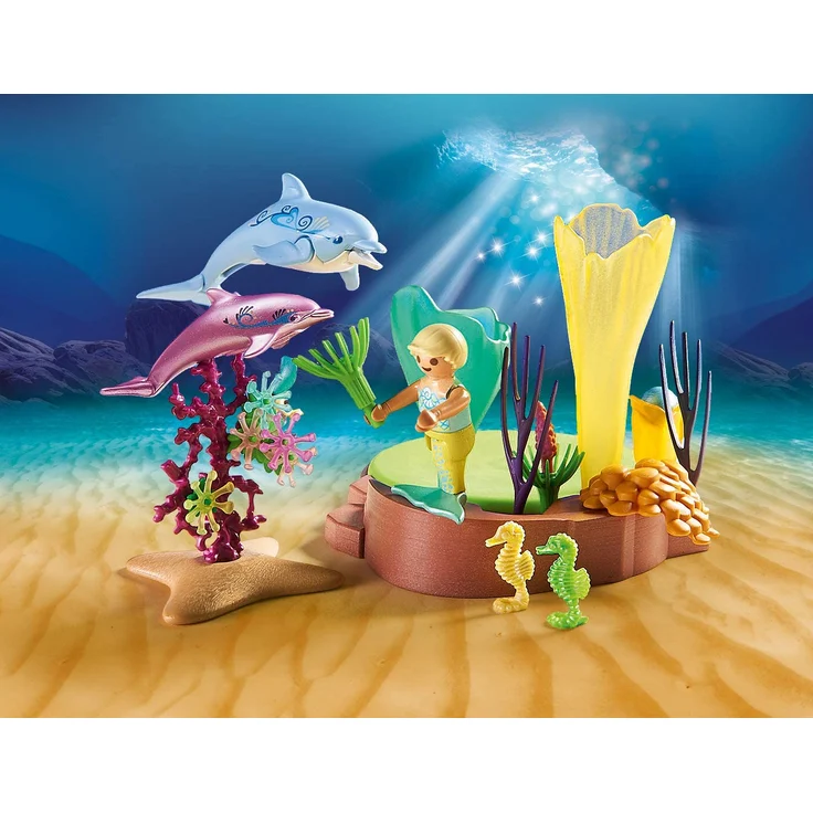 Playmobil Magic 70094 Korallenpavillon mit Leuchtkuppel, Ab 4 Jahren – Bild 4