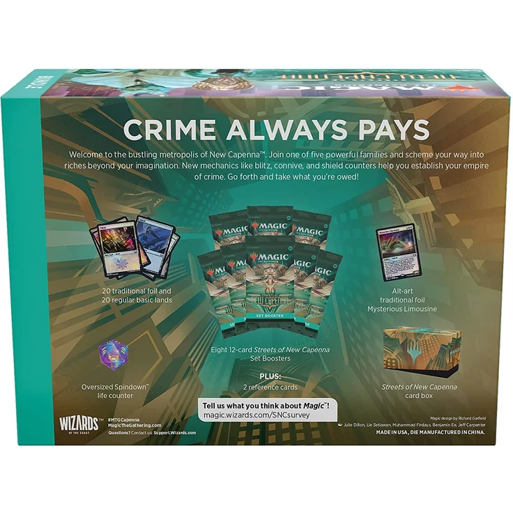 Wizards of the Coast Magic: The Gathering - Streets of New Capenna Bundle ENGLISH trading cards – Bild 3
