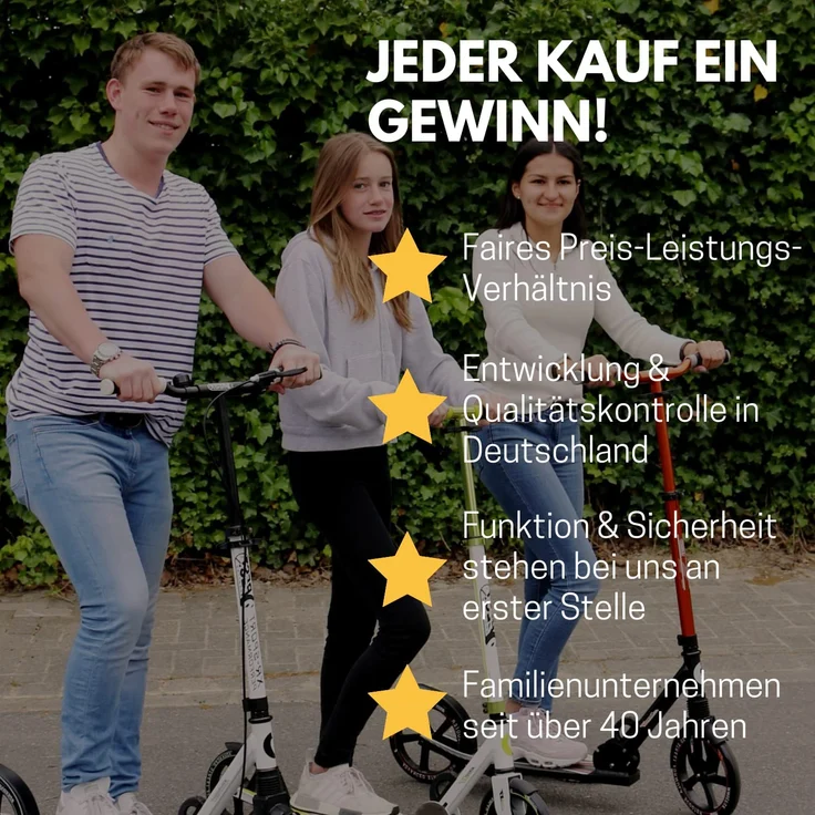 Best Sporting Scooter 205 blau grün – Bild 6