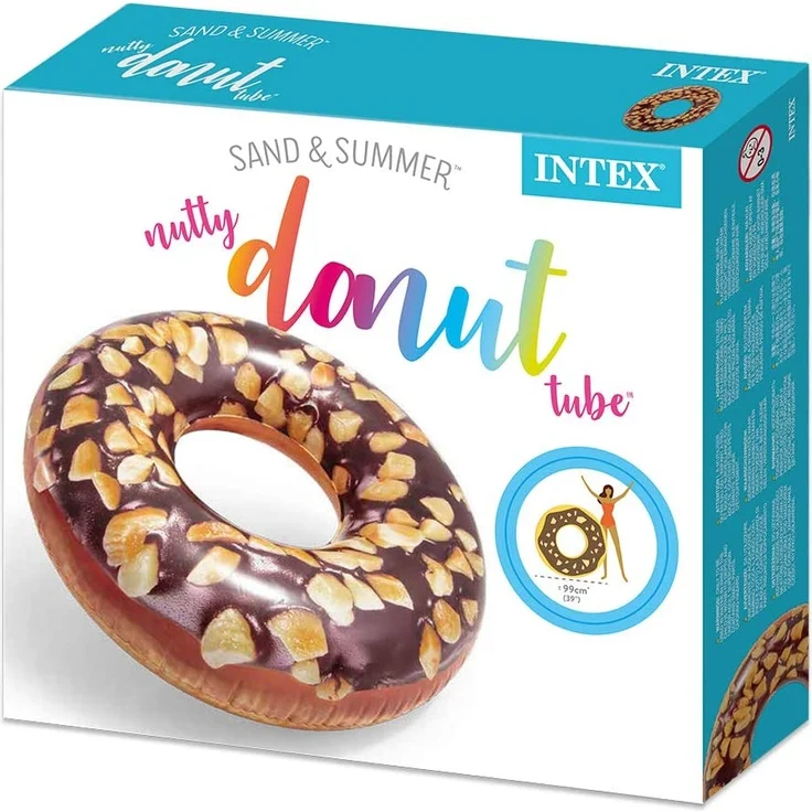 Intex 56262NP Luftmatratze Schwimmreifen aufblasbar 'Chocolate Donut' 114 cm - Preisvergleich – Bild 6