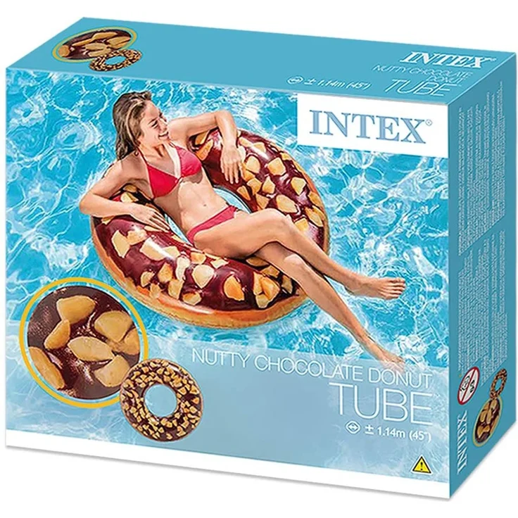 Intex 56262NP Luftmatratze Schwimmreifen aufblasbar 'Chocolate Donut' 114 cm - Preisvergleich – Bild 5