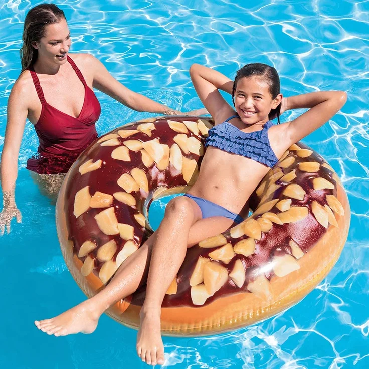 Intex 56262NP Luftmatratze Schwimmreifen aufblasbar 'Chocolate Donut' 114 cm - Preisvergleich – Bild 2
