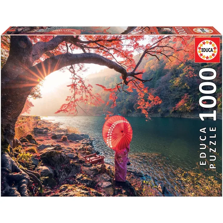 Educa 18455.8 - Sunrise IN Katsura River, Japan 1000 Teile