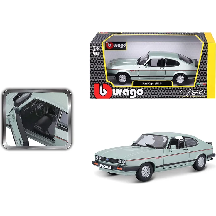 BBURAGO Ford Capri 1600 GT (1982) 1/24 Oldtimer-Modell Vormontiert 1:24 Ford Capri 1600 GT Beide Geschlechter Tür – Bild 10