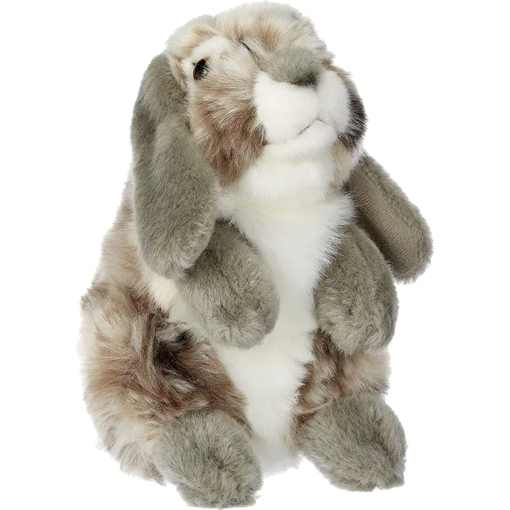 Gipsy 070359 Plüsch-Hase, Widderkaninchen, 18 cm, Grau