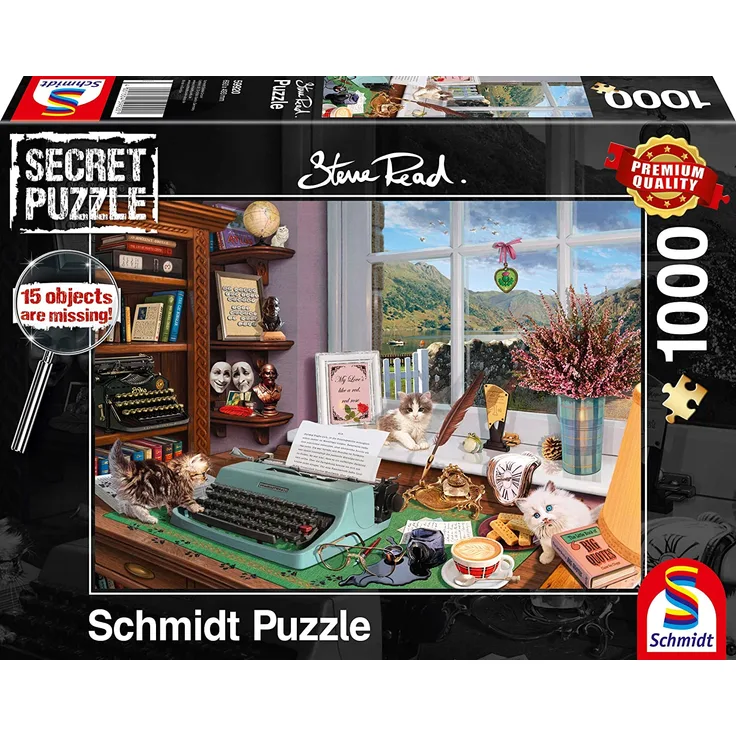Schmidt Spiele 1000 Teile Puzzle Secret Puzzle Am Schreibtisch
