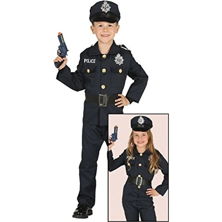 Guirca - Polizei-Kostüm, Größe 3–4 Jahre (87455.0) – Bild 1