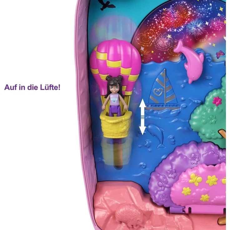 spielset und Tasche Koala 16 cm rosa/violett 5-teilig – Bild 3