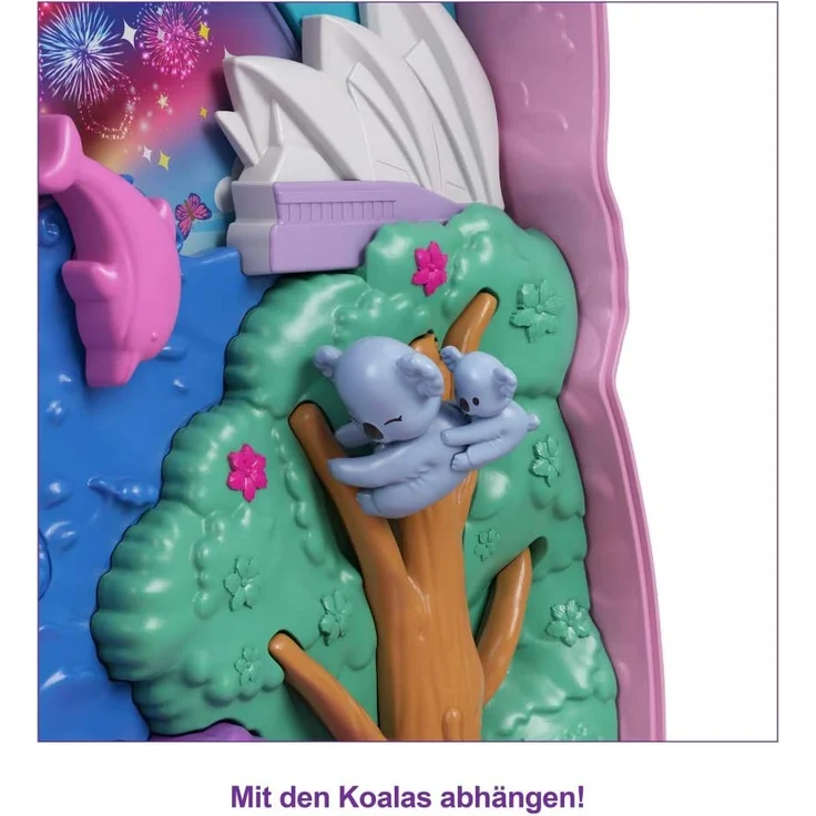 spielset und Tasche Koala 16 cm rosa/violett 5-teilig – Bild 8