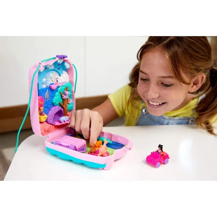 spielset und Tasche Koala 16 cm rosa/violett 5-teilig – Bild 2