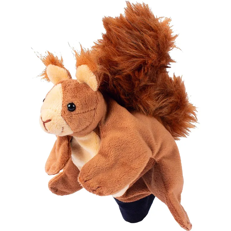 Beleduc 40130 - Handpuppe Eichhörnchen, Bewährt im Kindergarten