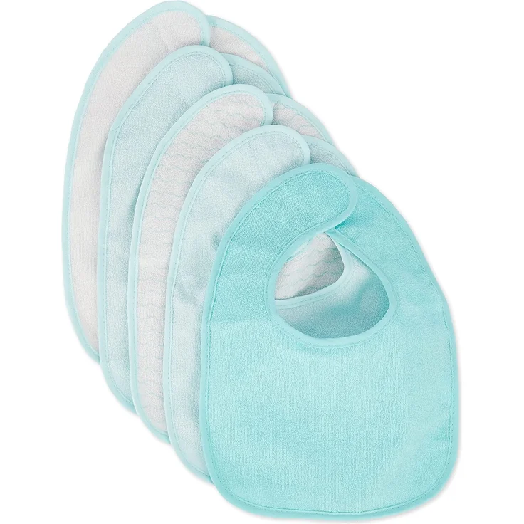 Bieco Baby Lätzchen 5er Pack | Baby Lätzchen Wasserdicht | Schlabberlatz Baby | Halstuch Baby Spucktuch | Sabberlätzchen Baby | Malschürze Kinder für Jungen & Mädchen | Lätzchen Baby - Preisvergleich – Bild 1