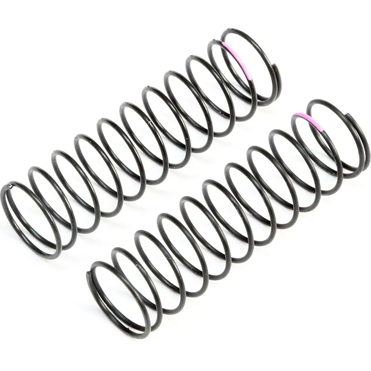 TEAM LOSI RACING Hintere Federn, Rosa, Niederfrequenz 12mm (2)