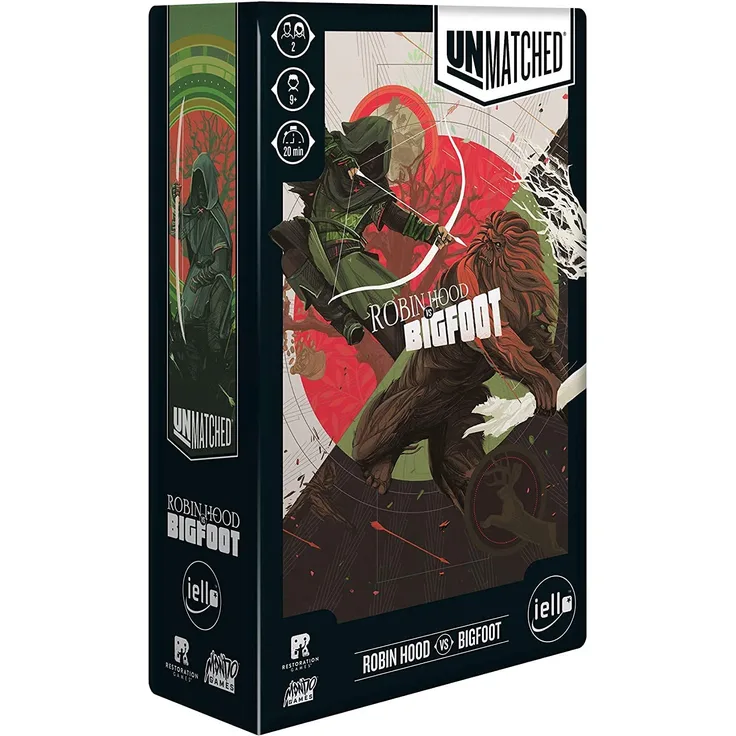 Iello 51759 - Unmatched: Robin Hood vs. Big Foot [Expansion](english)