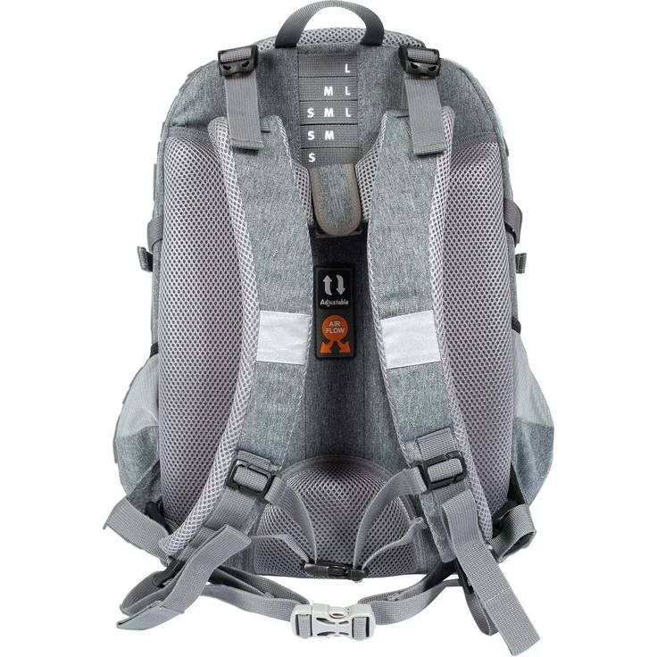 Eberhard Faber Schulrucksack X-Style - Motiv: Schwarz - Farbe: schwarz, mit reflektierenden Elementen – Bild 4