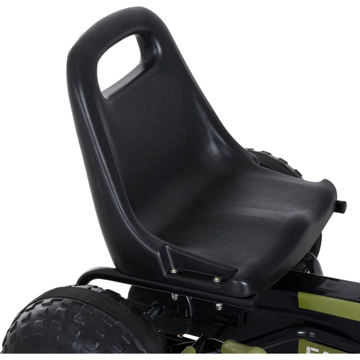HOMCOM Kinder Tretauto mit Handbremse grün – Bild 9