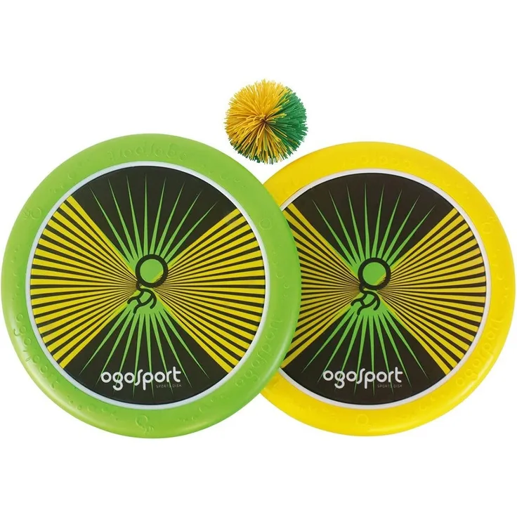 Unbekannt Ogo Sport Sonder-Edition Strandspiel-Set 3-teilig, gelb/Grün, M