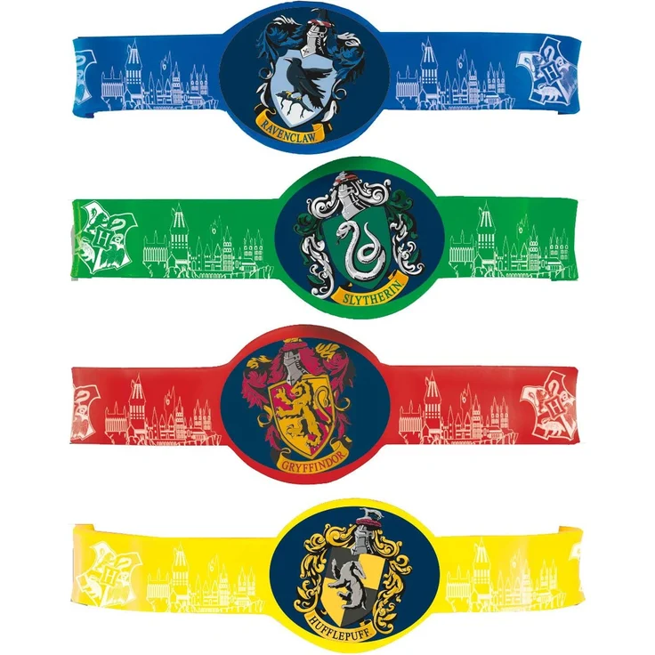 Partygeschenke - Harry-Potter-Silikon-Armbänder - 4er-Pack – Bild 2