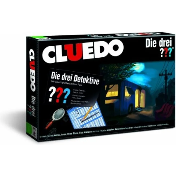 CLUEDO Die drei Fragezeichen - das beliebte Detektiv-Brettspiel | Gesellschaftsspiel | Familienspiel | Brettspielklassiker |