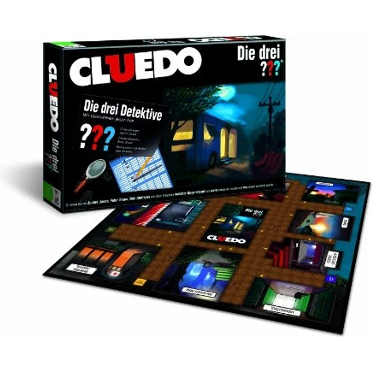 CLUEDO Die drei Fragezeichen - das beliebte Detektiv-Brettspiel | Gesellschaftsspiel | Familienspiel | Brettspielklassiker | – Bild 2