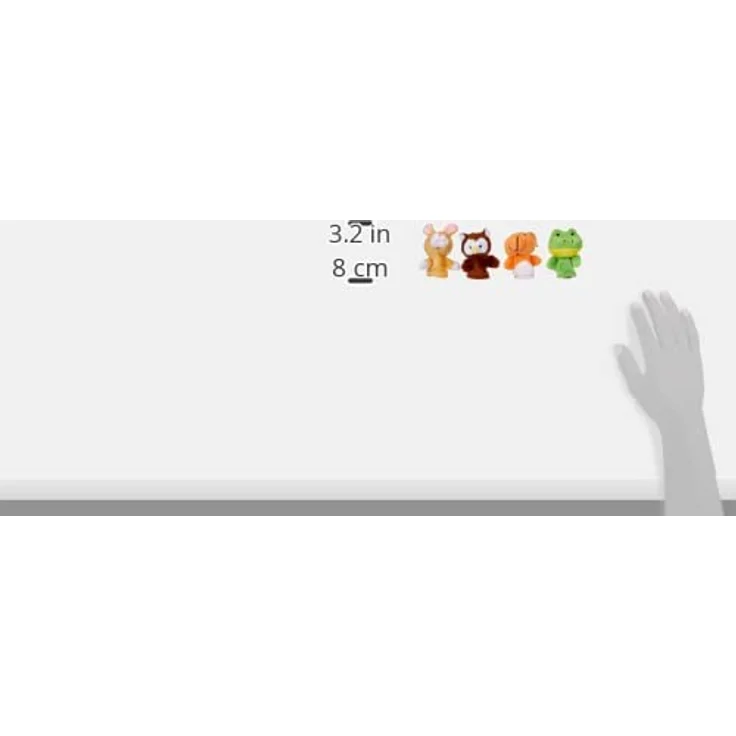 Goki 50962 Fingerpuppen-Set Waldtiere 8er Set aus Stoff – Bild 3