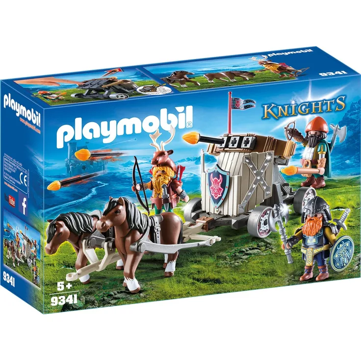 Playmobil 9341 - Ponygespann mit Zwergenballiste Spiel