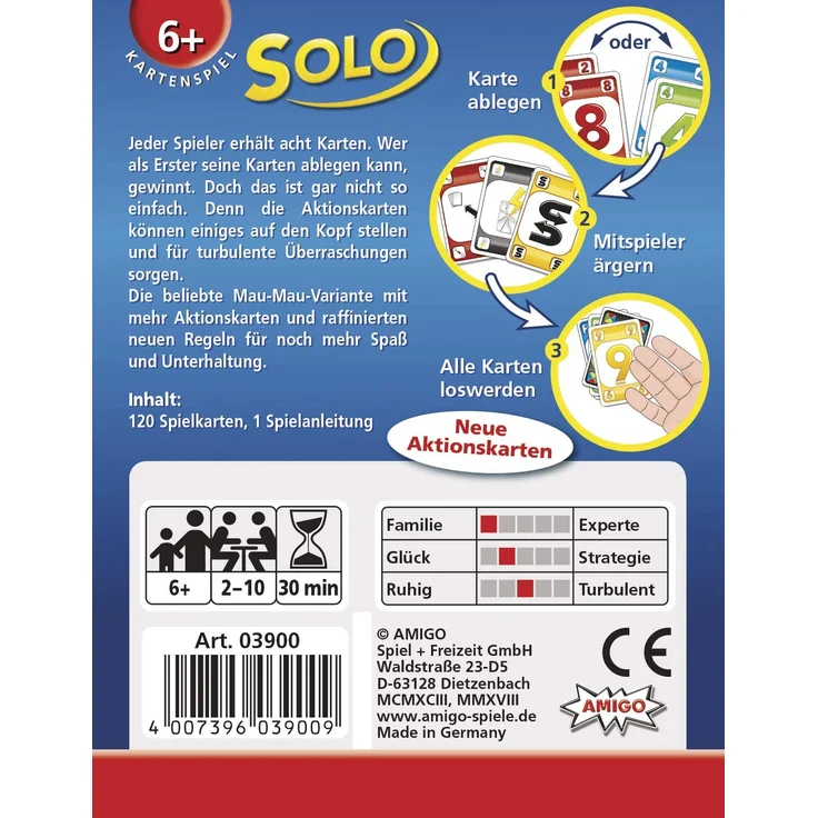 Kartenspiel Solo – Bild 3