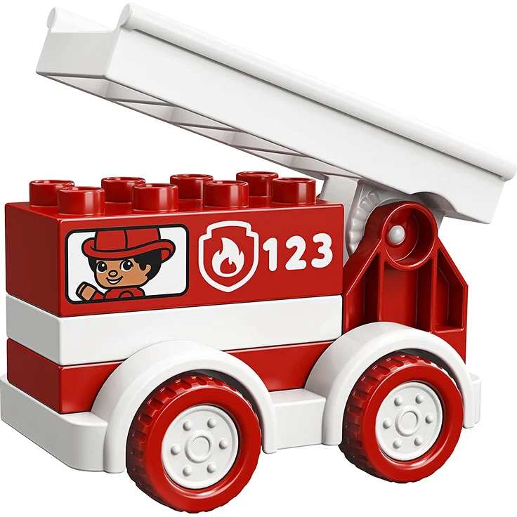 LEGO 10917 DUPLO Mein erstes Feuerwehrauto, Feuerwehrauto Starter-Set für Kleinkinder im Alter von 1, 5 Jahren – Bild 2
